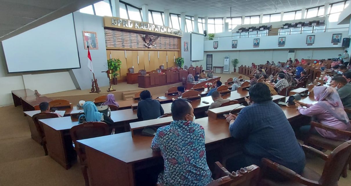 Kunjungan Kerja Pimpinan dan Anggota Komisi IV DPRD Kabupaten Rembang di DPRD Kabupaten Boyolali