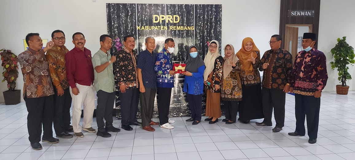 Kunjungan Kerja DPRD Kabupaten Lamongan di DPRD Kabupaten Rembang