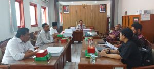 Rapat Bapemperda DPRD Kabupaten Rembang dengan Bagian Hukum Setda Kabupaten Rembang 
