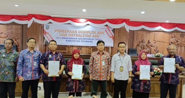 Pembinaan Netralitas ASN Sekretariat DPRD Kabupaten Rembang menjelang Pemilu 2024