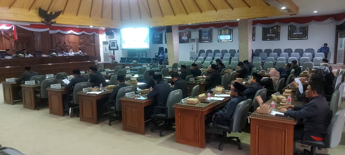 DPRD GELAR RAPAT PARIPURNA INTERNAL RENCANA KERJA TAHUN 2026