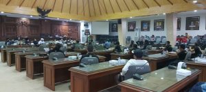 Audensi Pimpinan DPRD,Pimpinan dan Anggota Komisi II DPRD Kabupaten Rembang dengan lindu Aji