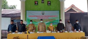 Bersinergi : Wakil Bupati Rembang, Anggota DPRD daerah pilihan VI, dan para stakeholders menghadiri musrenbangcam 2022 di Kecamatan Gunem.
