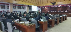 Rapat Paripurna Penjelasan Bupati tentang Perubahan RAPBD tahun 2022
