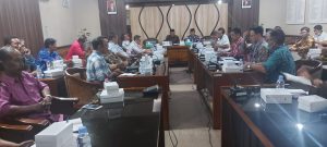 Audensi Komisi II dengan Pemdes Pasarbanggi