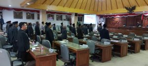 Rapat Paripurna Persetujuan Tatib DPRD