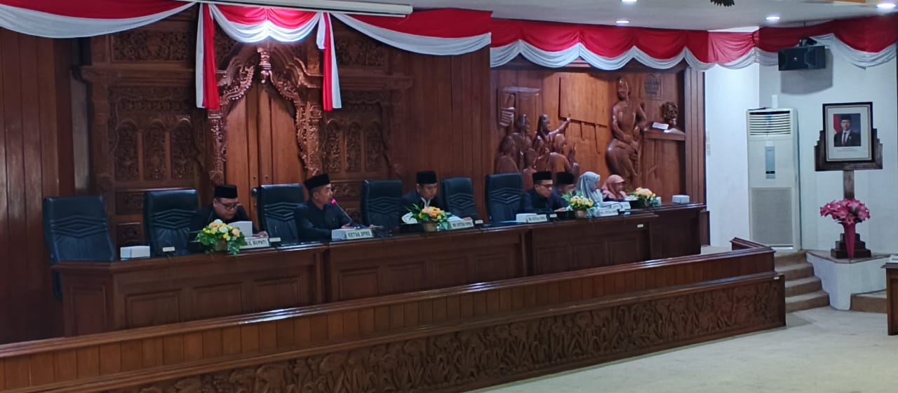 Rapat Paripurna Rancangan Awal RPJMD 2025-2029